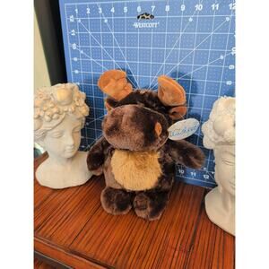 NWT Wishpets Moose Chubby Bubba Plush 2016 New With Tag Soft Rare